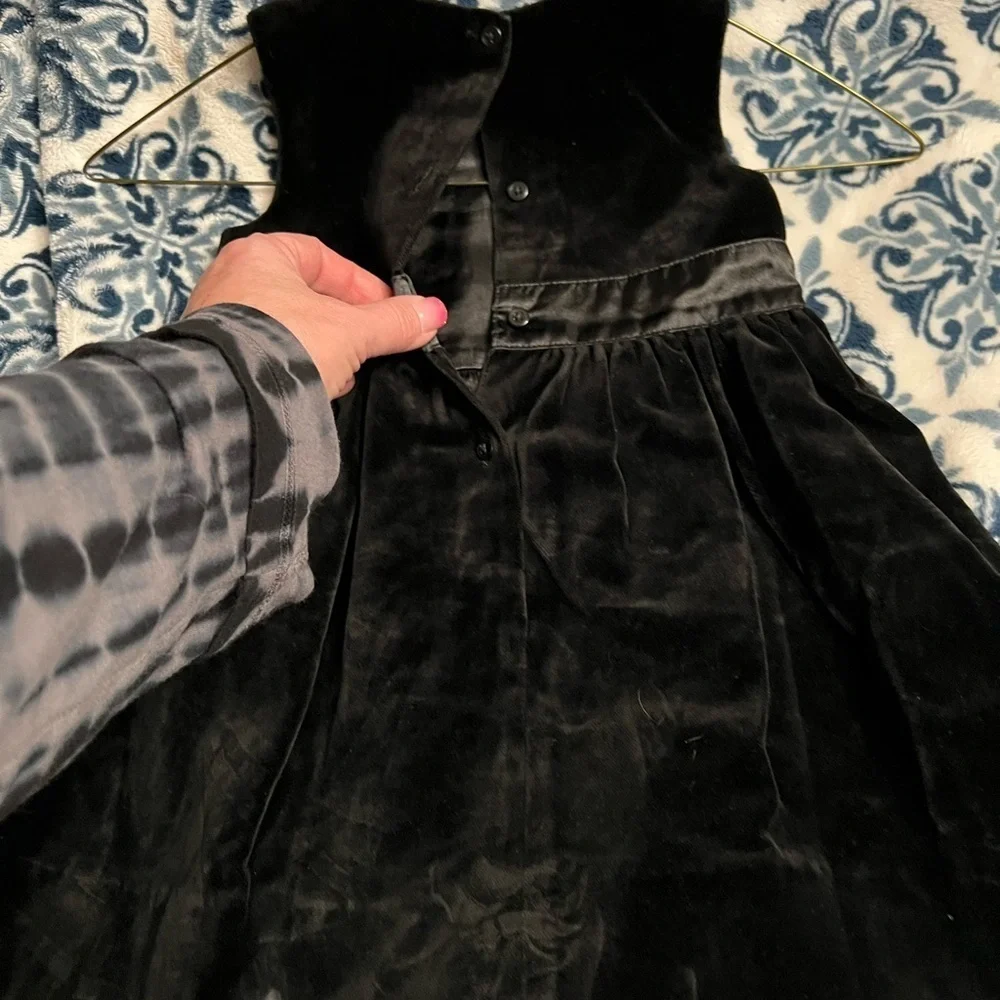 12 month Baby Girl Gap Black Holiday Fancy Dresses Black White Pink Lot of 2